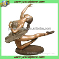 garden decorative brass ballet dancer statue for sale